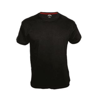 חולצת טריקו 100% כותנה בצבע שחור (קיים במידות S-3XL)