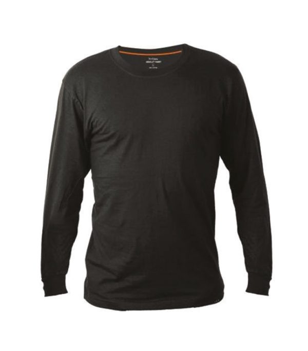 חולצת טריקו שחורה עם שרוול ארוך (קיים במידות S-3XL)