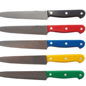 סכין ירקות + חיזוק ידית בקלית 17 ס״מ במגוון צבעים לבחירה