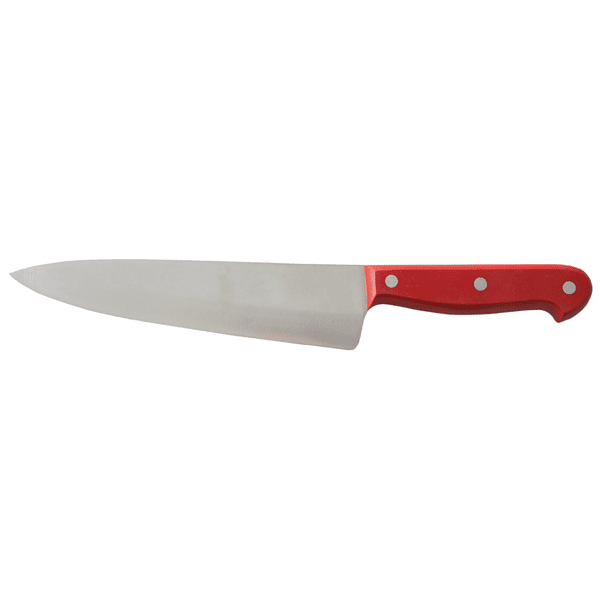 סכין שף + חיזוק רחב ידית בקלית 20 ס״מ במגוון צבעים לבחירה
