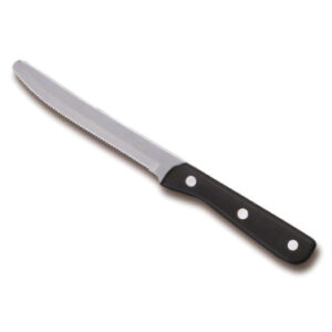 סכין סטייק 13 ס״מ עם ידית בקלית שחורה