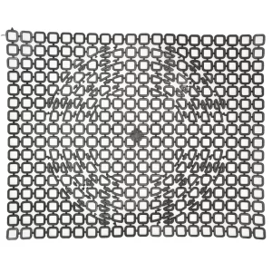 משטח פלסטיק רשת לבר/ייבוש כוסות 42X31 ס"מ ב-2 צבעים לבחירה (שחור ולבן)
