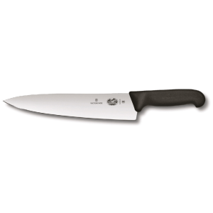 סכין שף 31 ס”מ ידית פלסטיק שחורה