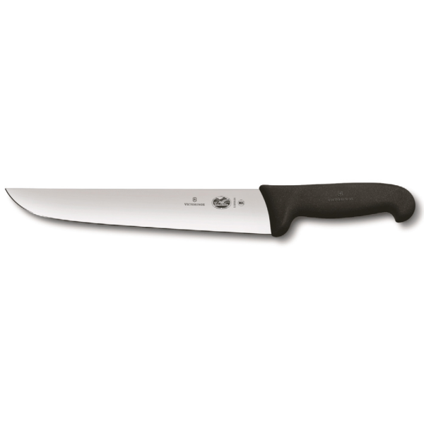 סכין קצבים ידית פלסטיק שחורה במגוון גדלים לבחירה (18-36 ס״מ)