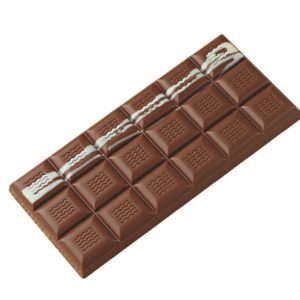 תבנית לטבליות שוקולד - קלאסי עם עיטור גלי