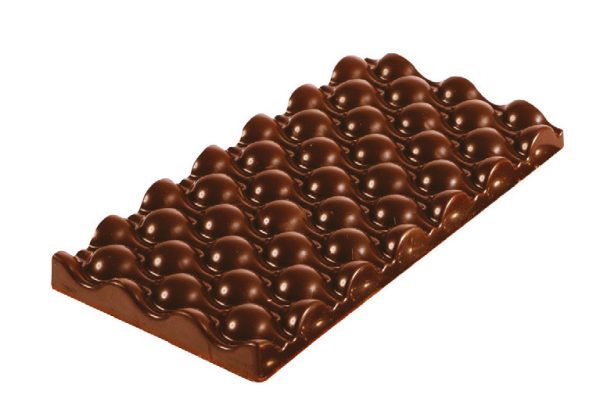 תבנית לטבליות שוקולד - גלי