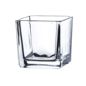 קובייה זכוכית שקופה ב-2 גדלים לבחירה (5 ס״מ, 7.5 ס״מ)