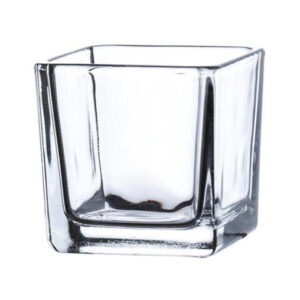 קובייה זכוכית שקופה במגוון גדלים לבחירה (10 - 18 ס״מ)