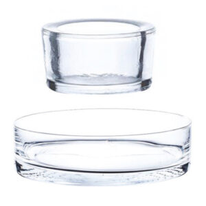 זכוכית שקופה צילינדר במגוון גדלים לבחירה (6 - 39 ס״מ)