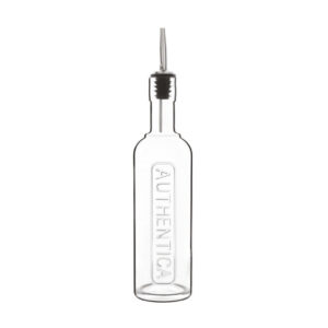 בקבוק זכוכית שמן / חומץ קריסטלן במגוון גדלים (140 - 530 סמ״ק)
