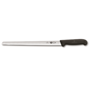 סכין סלומון גמיש מחורץ (שקעים/כיס אוויר ) 30 ס”מ ידית פלסטיק