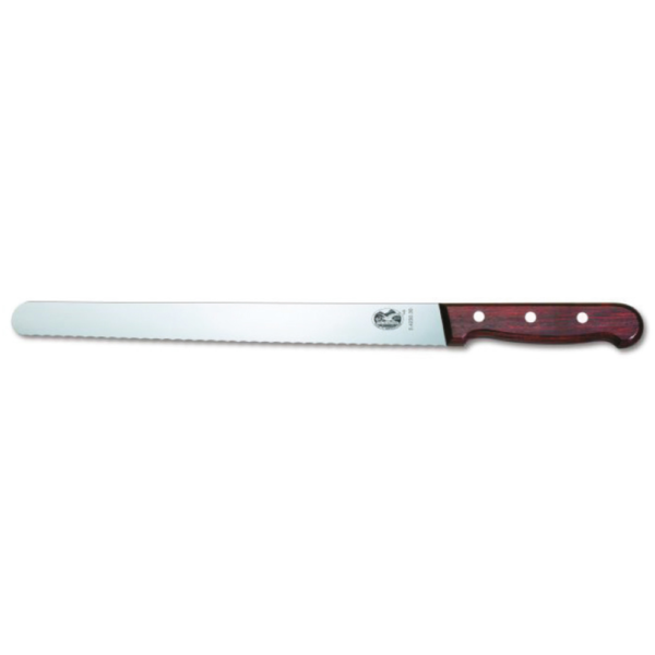 סכין משור משונן ישר ידית עץ במגוון גדלים לבחירה (25 - 36 ס״מ)