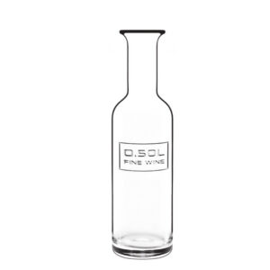 בקבוק מים / יין זכוכית OPTIMA + פקק (נמכר בנפרד)